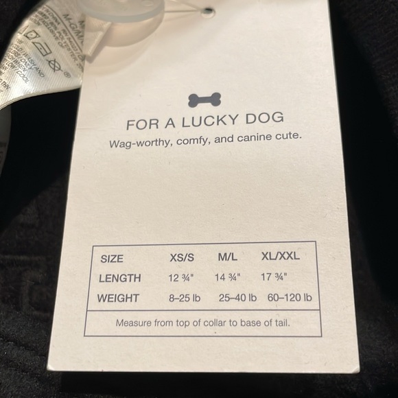 Gap dog black dog hoodie size M/L new w tags - Picture 5 of 6